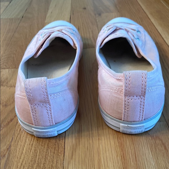 CONVERSE Chuck Taylor Ballet Lace Slip On Vapor Pink Sneakers Womens Size 8 - Picture 4 of 8